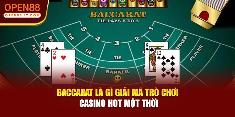 Baccarat Là Gì - Giải Mã Trò Chơi Casino Hot Một Thời