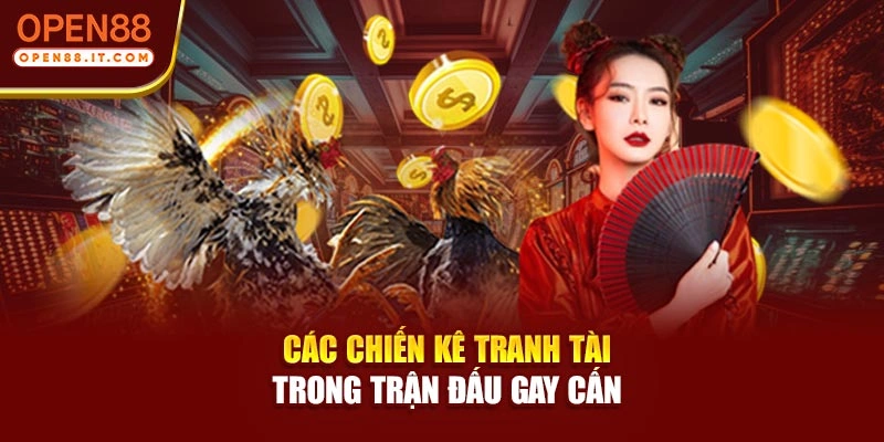 Các chiến kê tranh tài trong trận đấu gay cấn