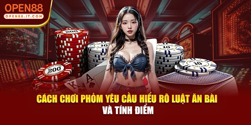 Cách chơi Phỏm yêu cầu hiểu rõ luật ăn bài và tính điểm