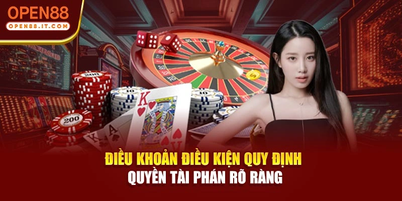 Điều khoản điều kiện quy định quyền tài phán rõ ràng