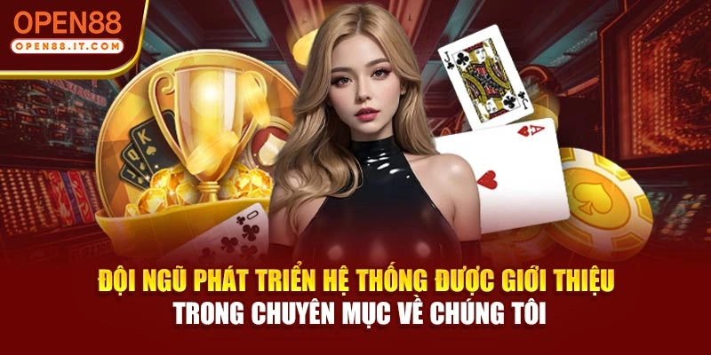 Đội ngũ phát triển hệ thống được giới thiệu trong chuyên mục về chúng tôi