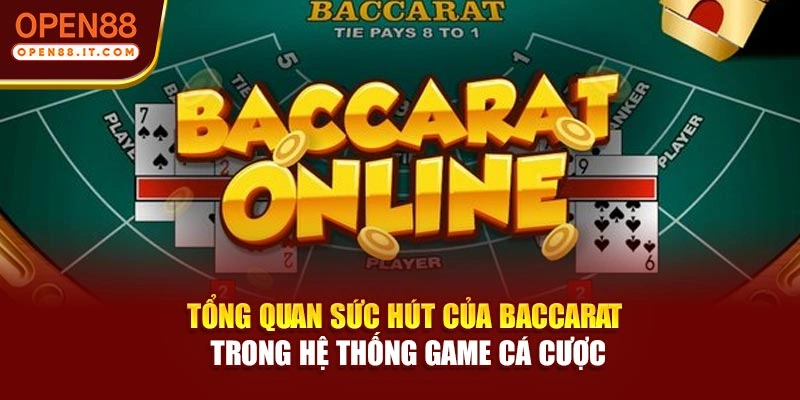 Tổng quan sức hút của baccarat trong hệ thống game cá cược