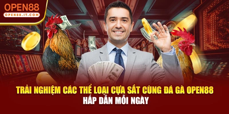 Trải nghiệm các thể loại cựa sắt cùng đá gà OPEN88 hấp dẫn mỗi ngày