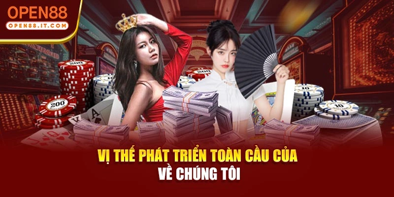 Vị thế phát triển toàn cầu của về chúng tôi